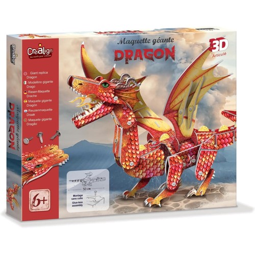 Maquette dragon articulée - maquette,